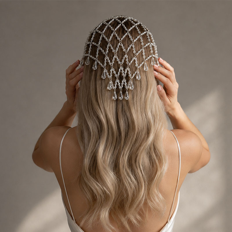 Imitation Pearl Trim Mesh Head - Beaded Trim Fringe review and price