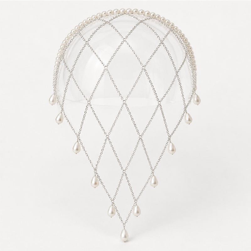 Imitation Pearl Trim Mesh Head - Beaded Trim Fringe review and price