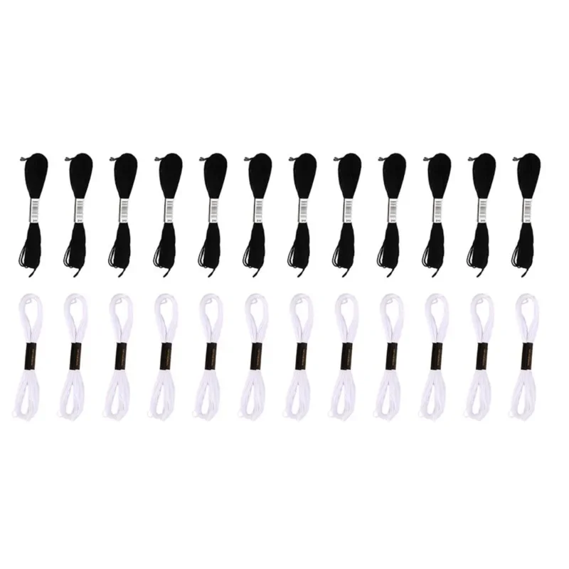 24PCS Black White Cross Stitch - Embroidery Craft review and price