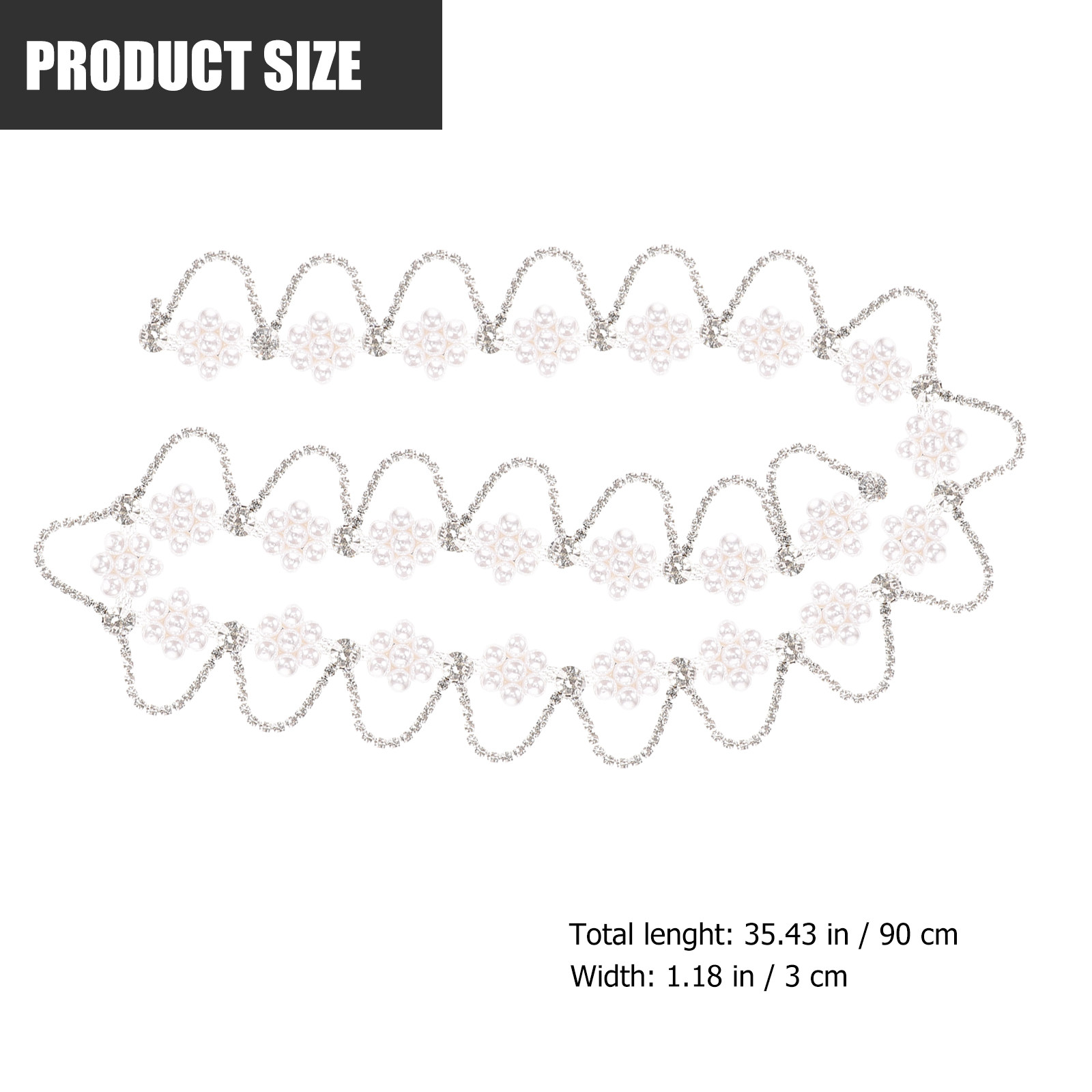Premium Rhinestone Pearl Chain - Craft Embellishment review and price