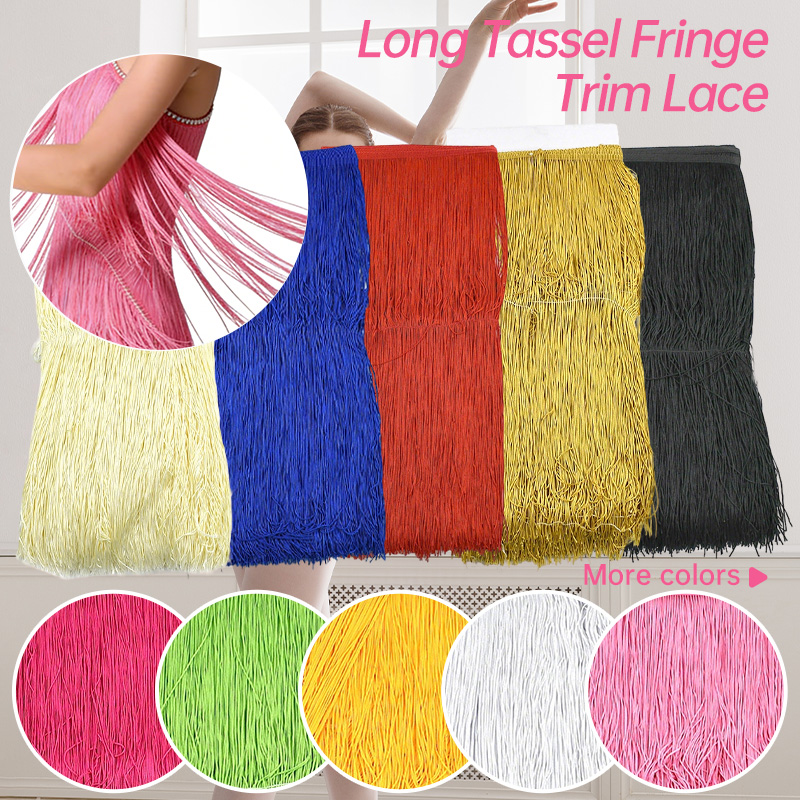 1-5Meters 50cm Long Fringes Ta - Fringe Ribbon Sewing review and price